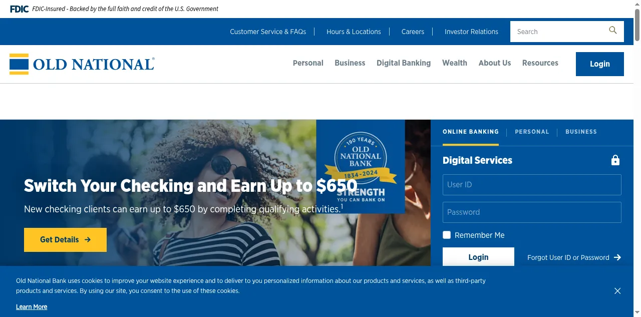 Preview of oldnational.com