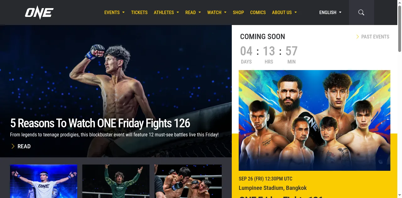 Preview of onefc.com