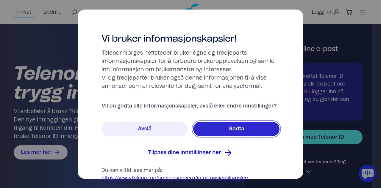 Preview of online.no