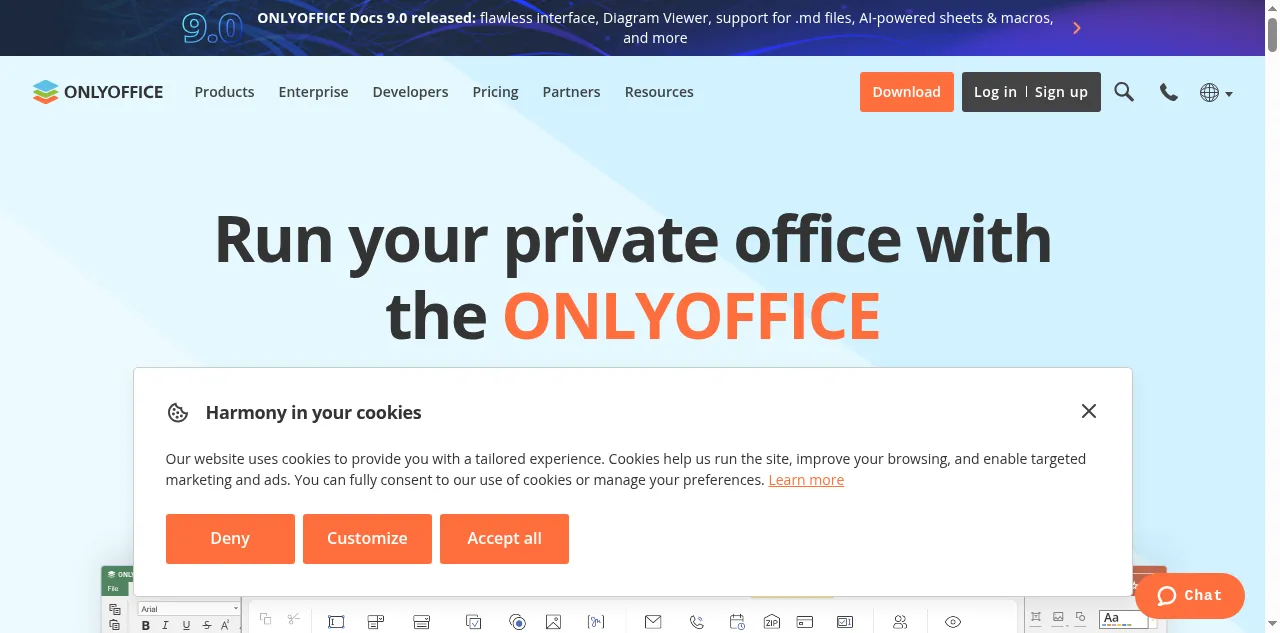 Preview of onlyoffice.com