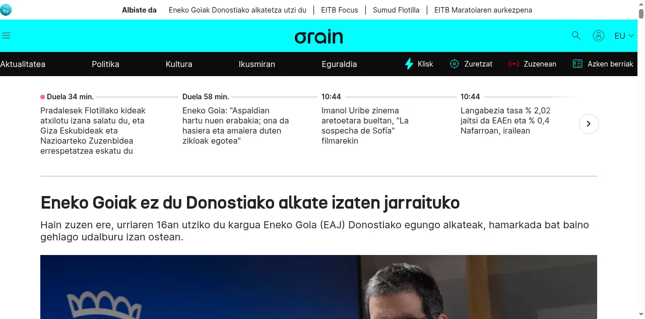 Preview of orain.eus