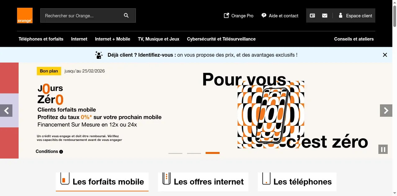 Preview of orange.fr