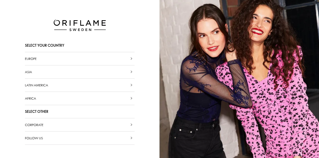 Preview of oriflame.com