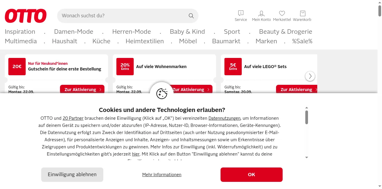 Preview of otto.de