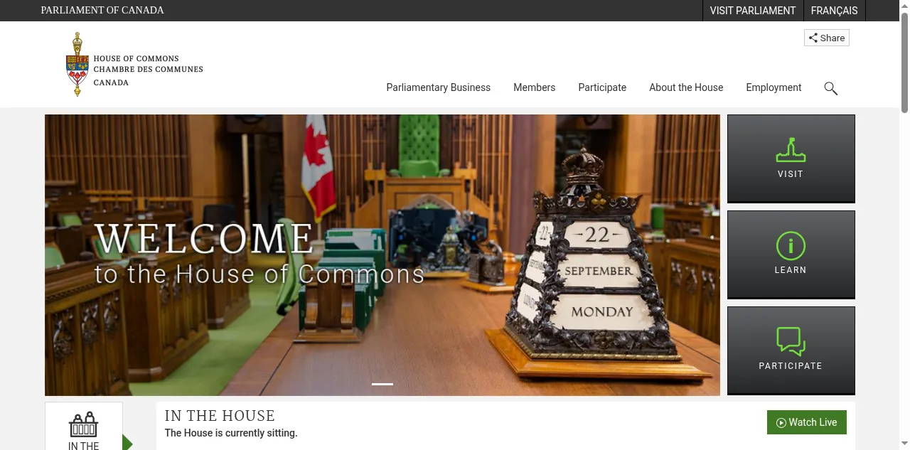 Preview of ourcommons.ca