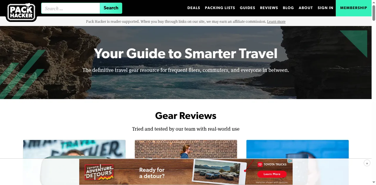 Preview of packhacker.com