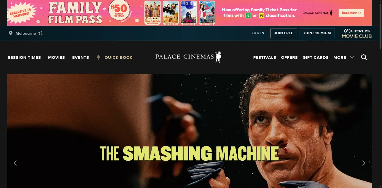 Preview of palacecinemas.com.au