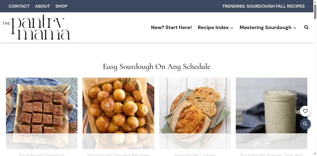 Preview of pantrymama.com