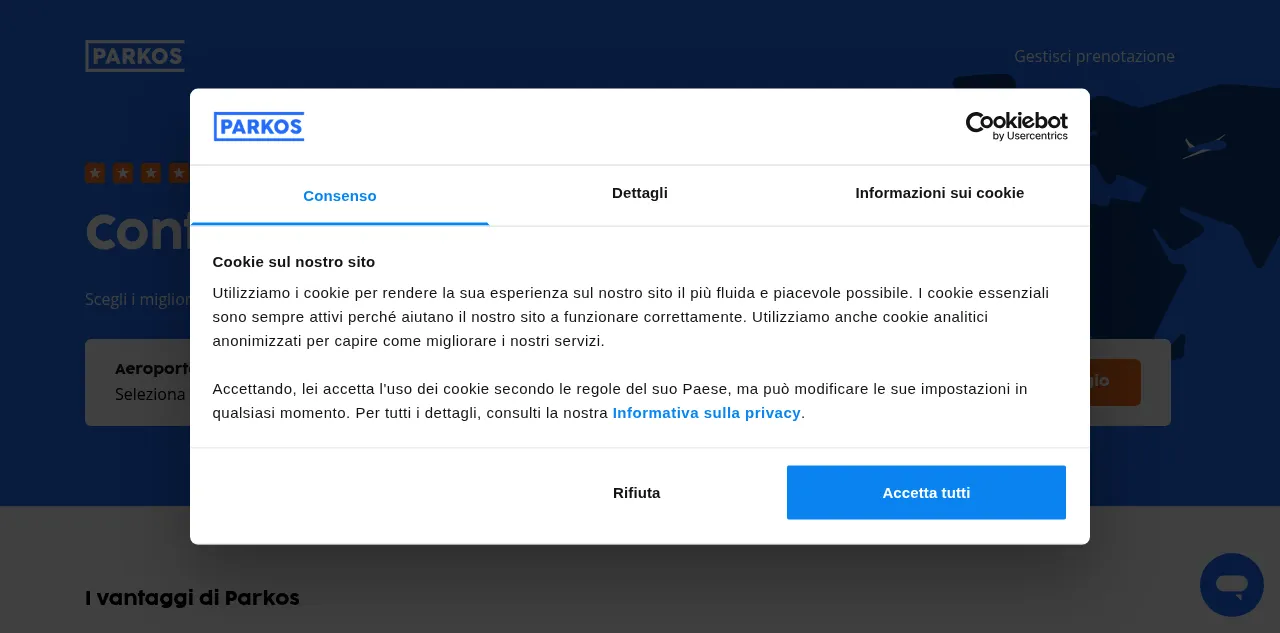 Preview of parkos.it