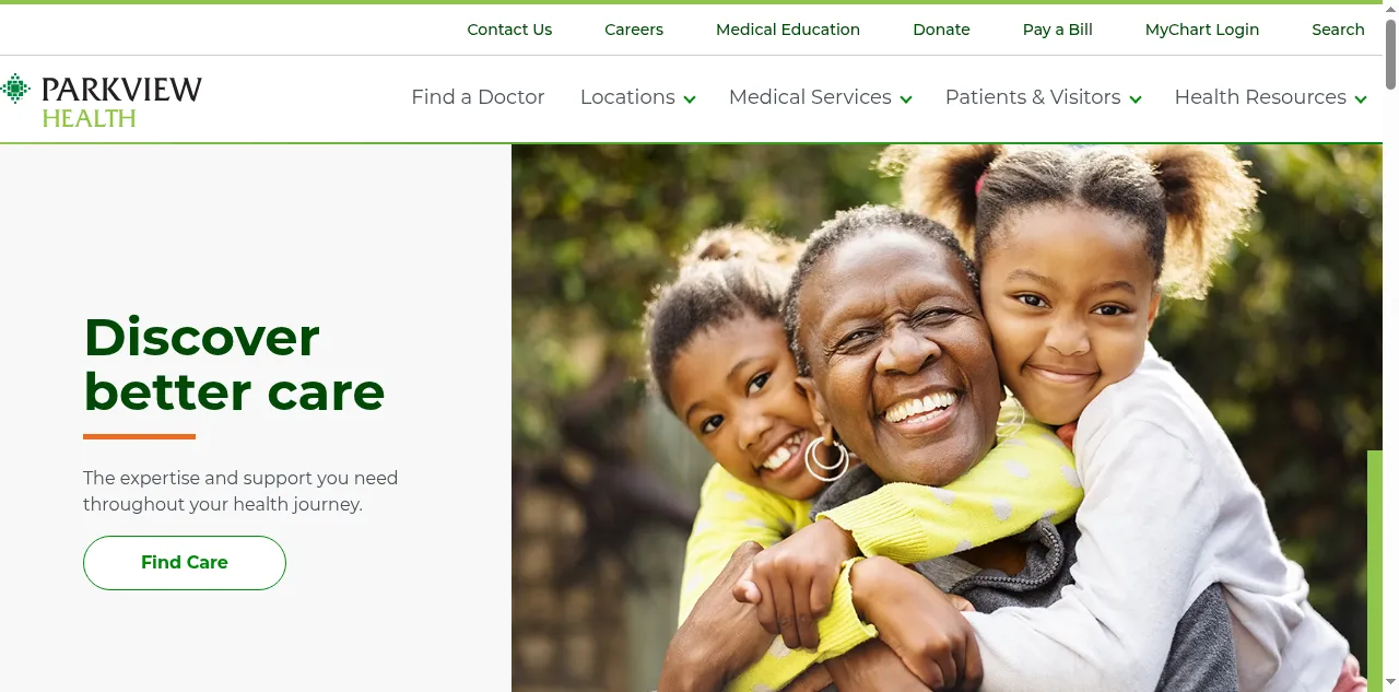 Preview of parkview.com