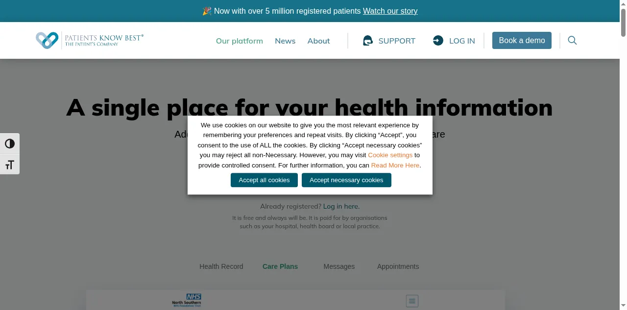 Preview of patientsknowbest.com