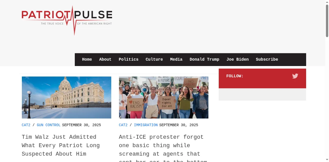Preview of patriotpulse.net