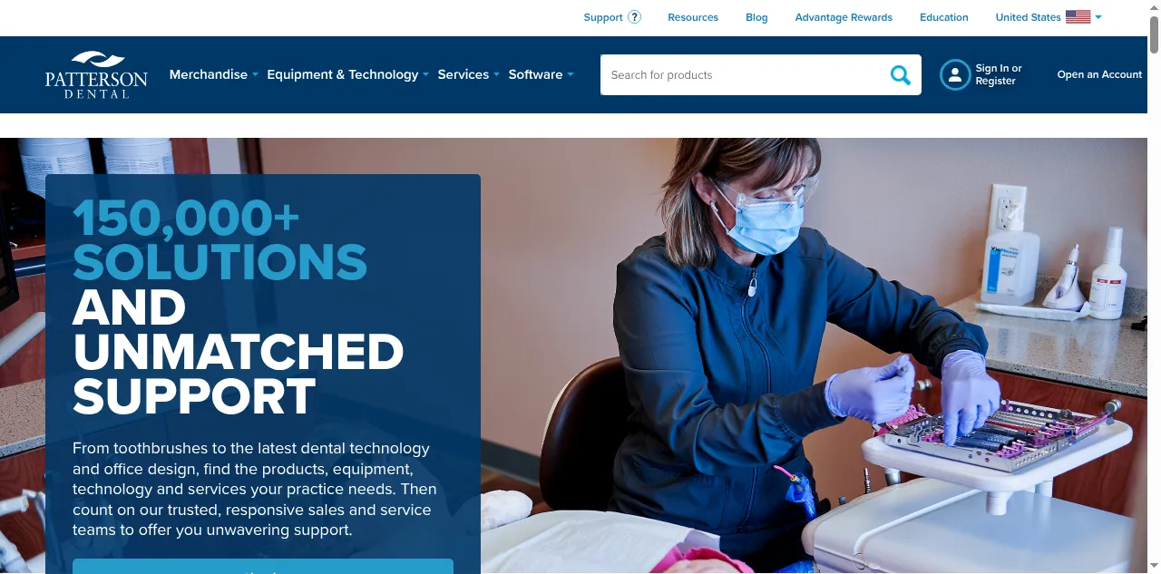 Preview of pattersondental.com