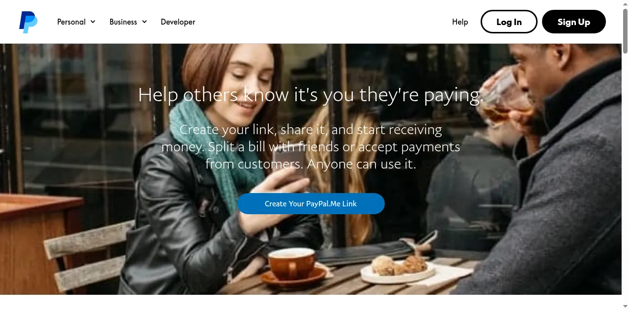 Preview of paypal.me