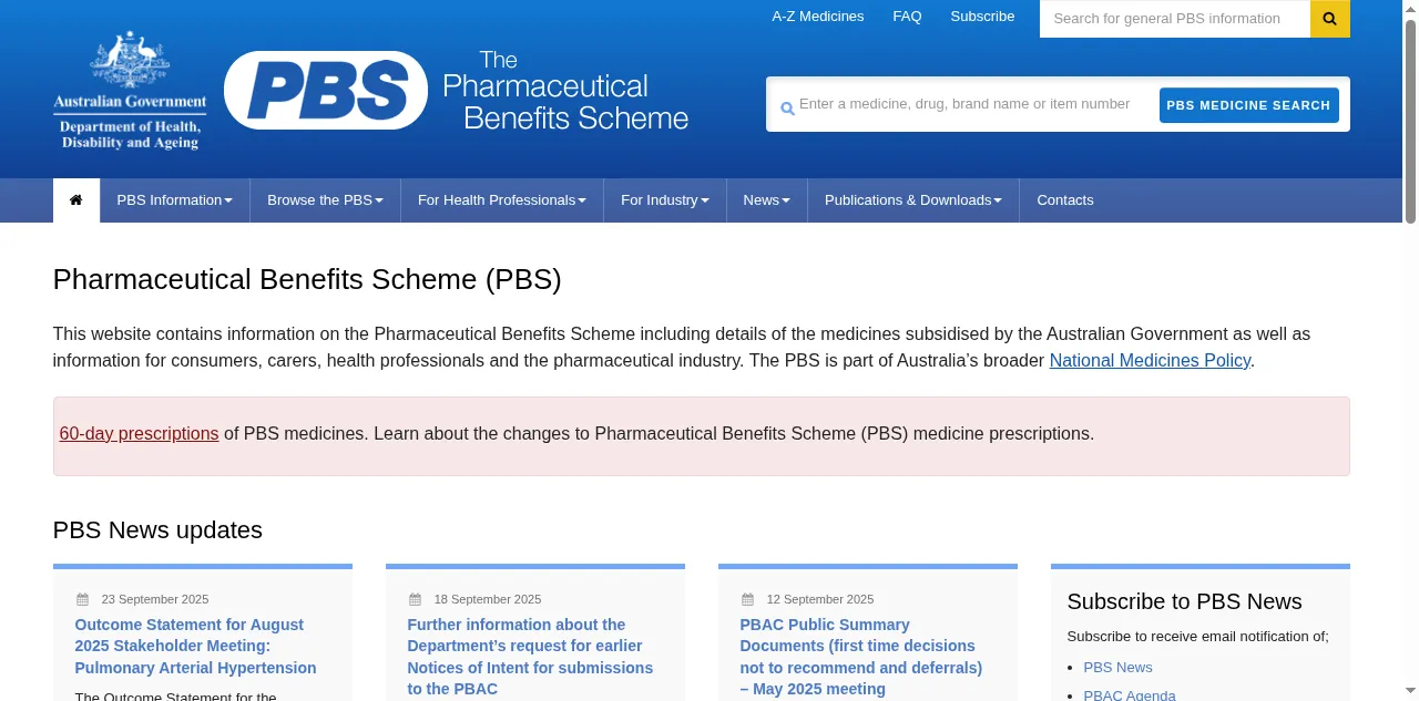 Preview of pbs.gov.au