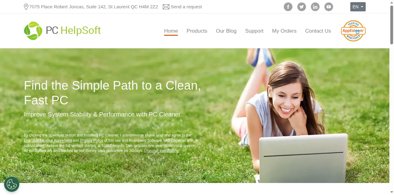 Preview of pchelpsoft.com