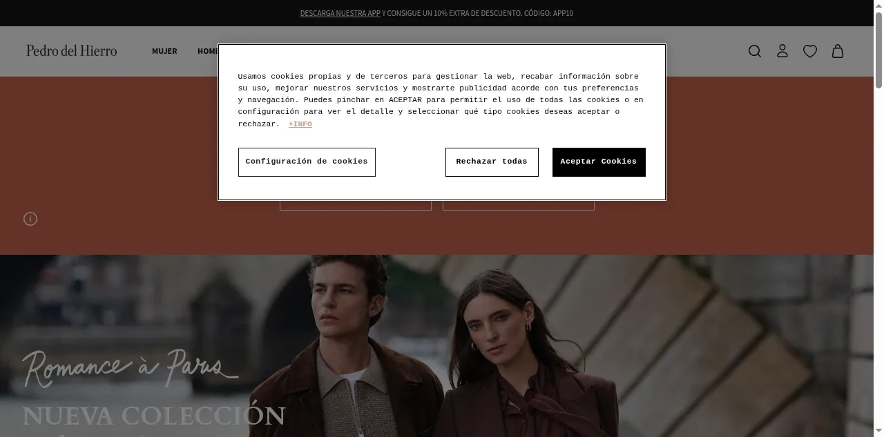 Preview of pedrodelhierro.com