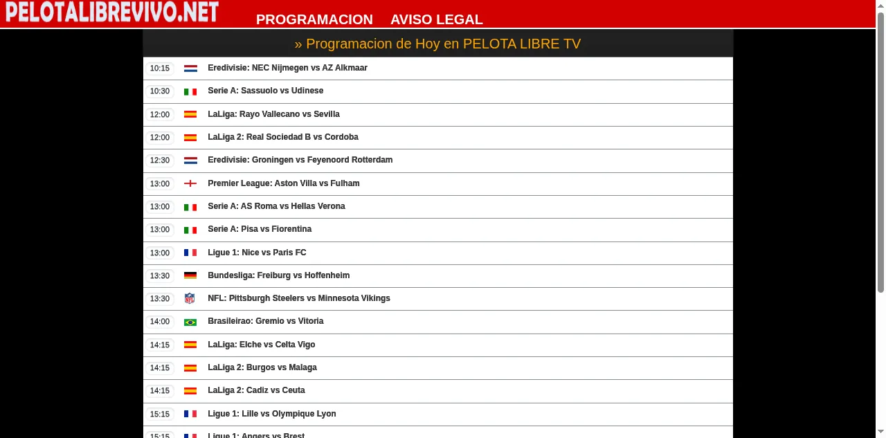 Preview of pelotalibretv.me