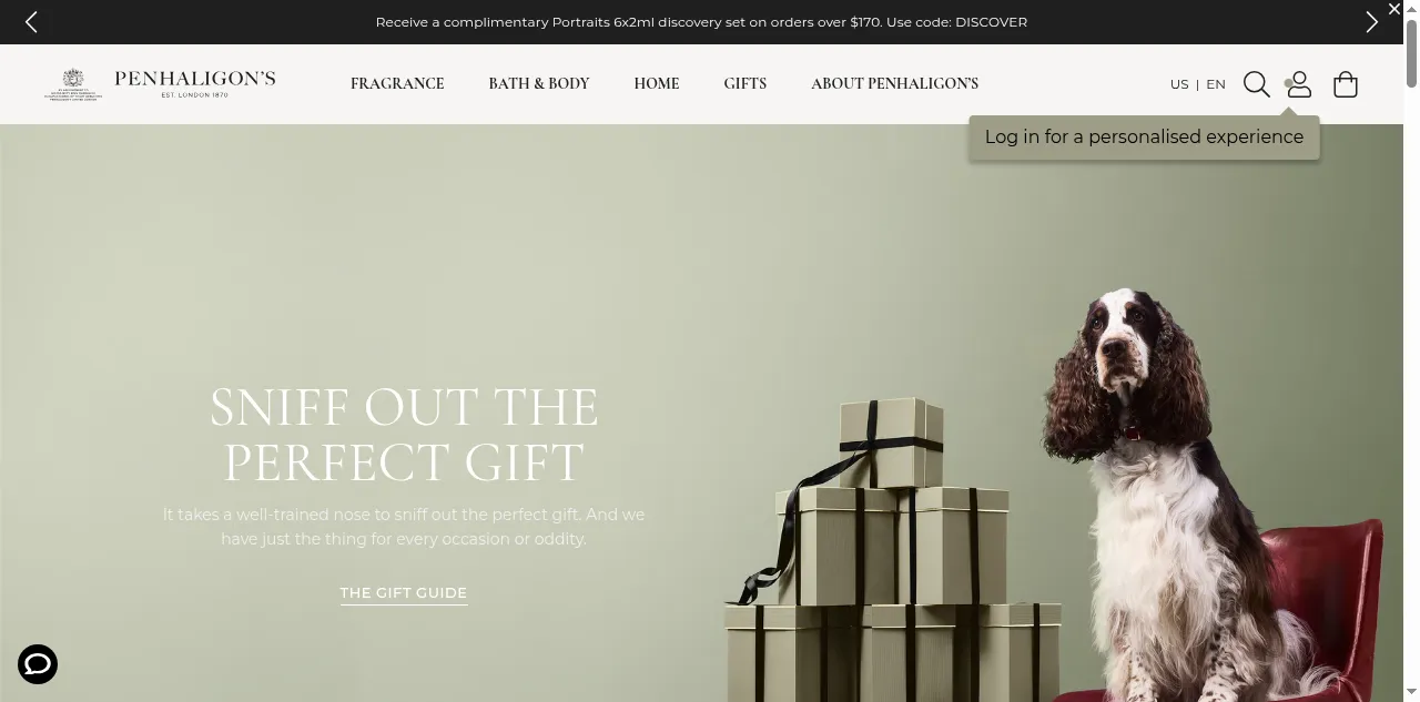 Preview of penhaligons.com