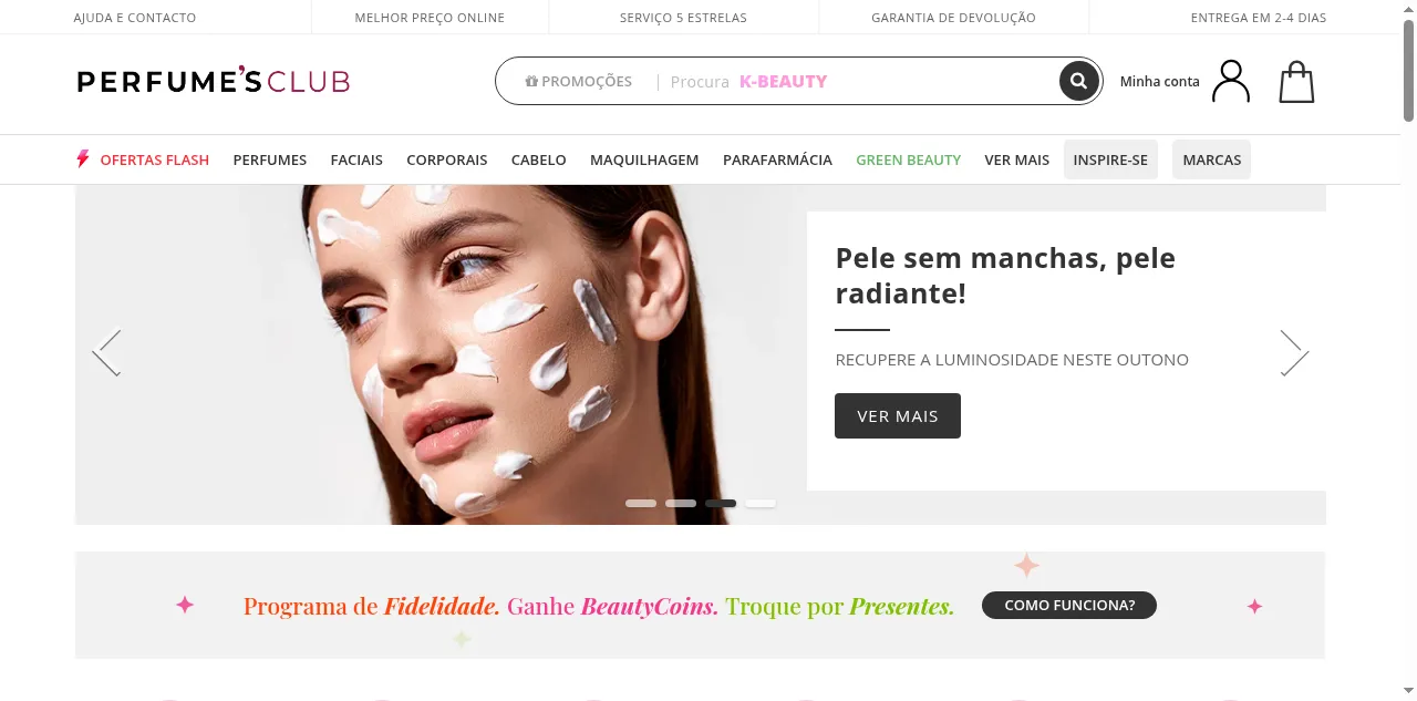 Preview of perfumesclub.pt