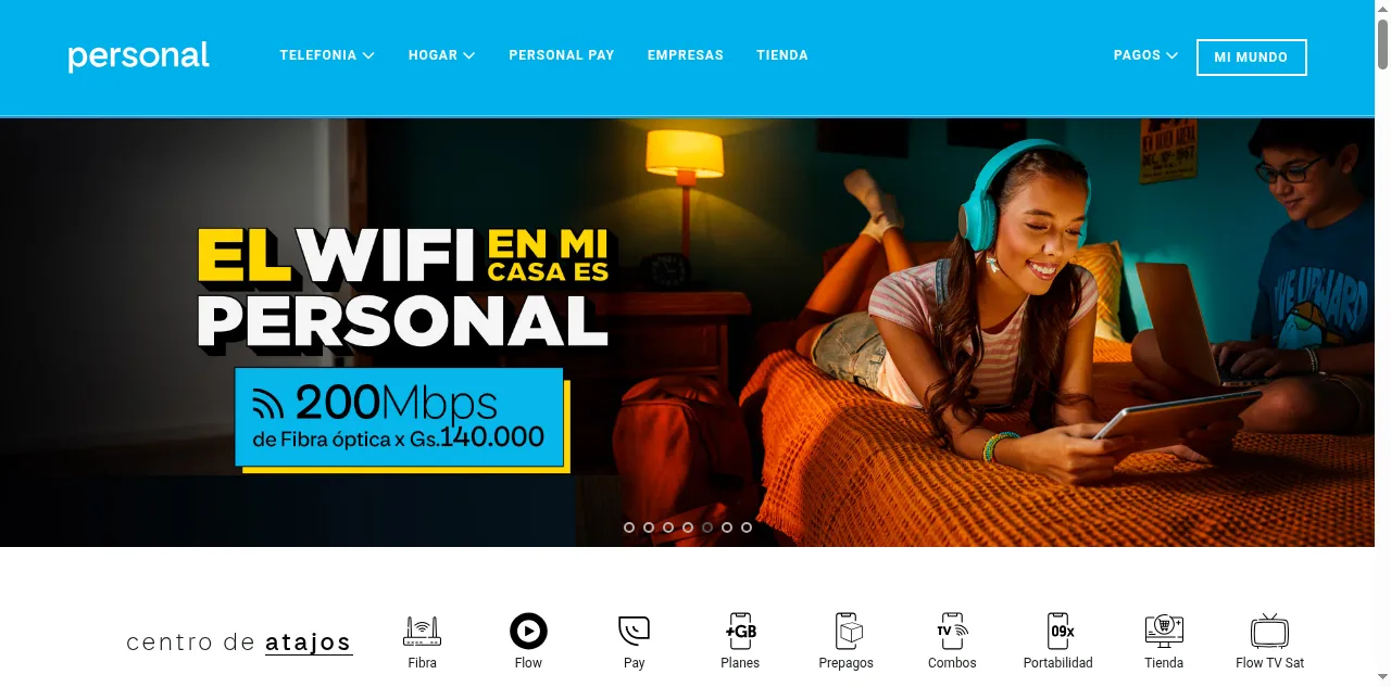 Preview of personal.com.py