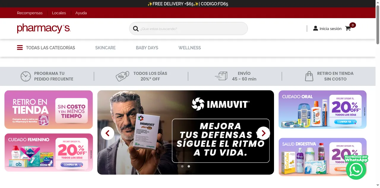 Preview of pharmacys.com.ec