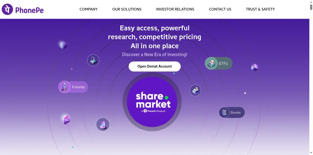 Preview of phonepe.com