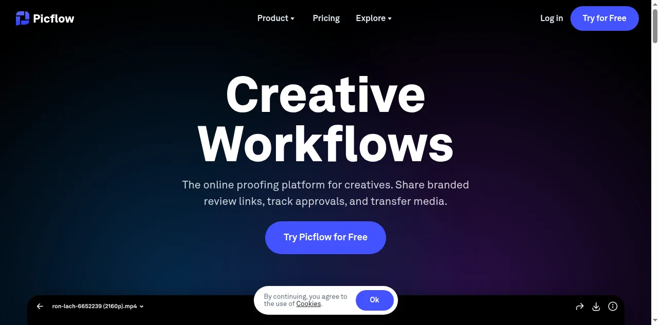 Preview of picflow.com