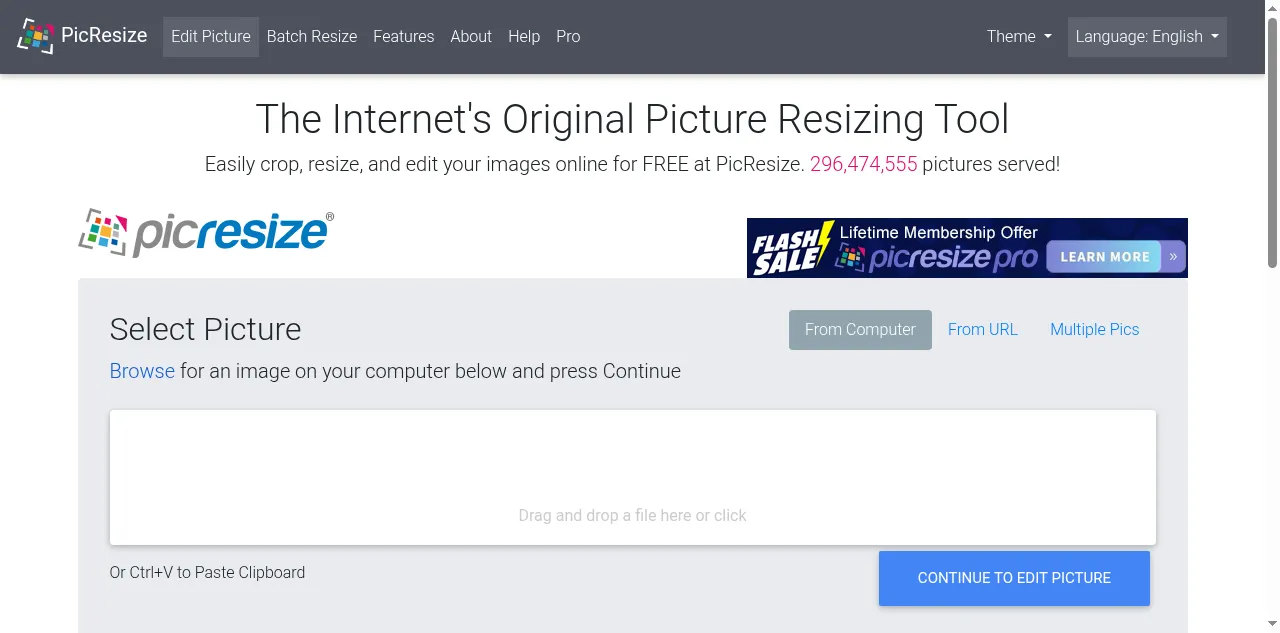 Preview of picresize.com