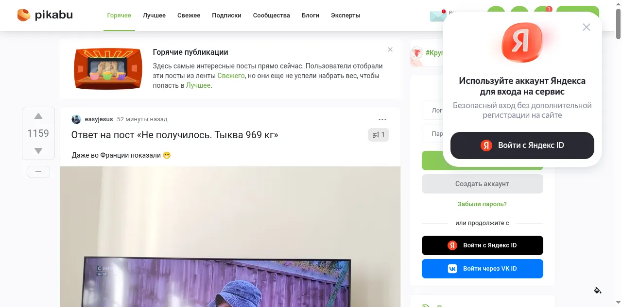 Preview of pikabu.ru