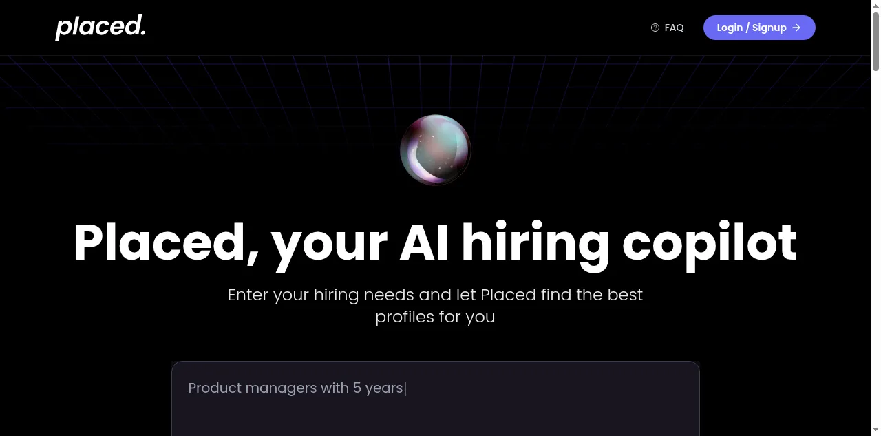 Preview of placedhq.ai