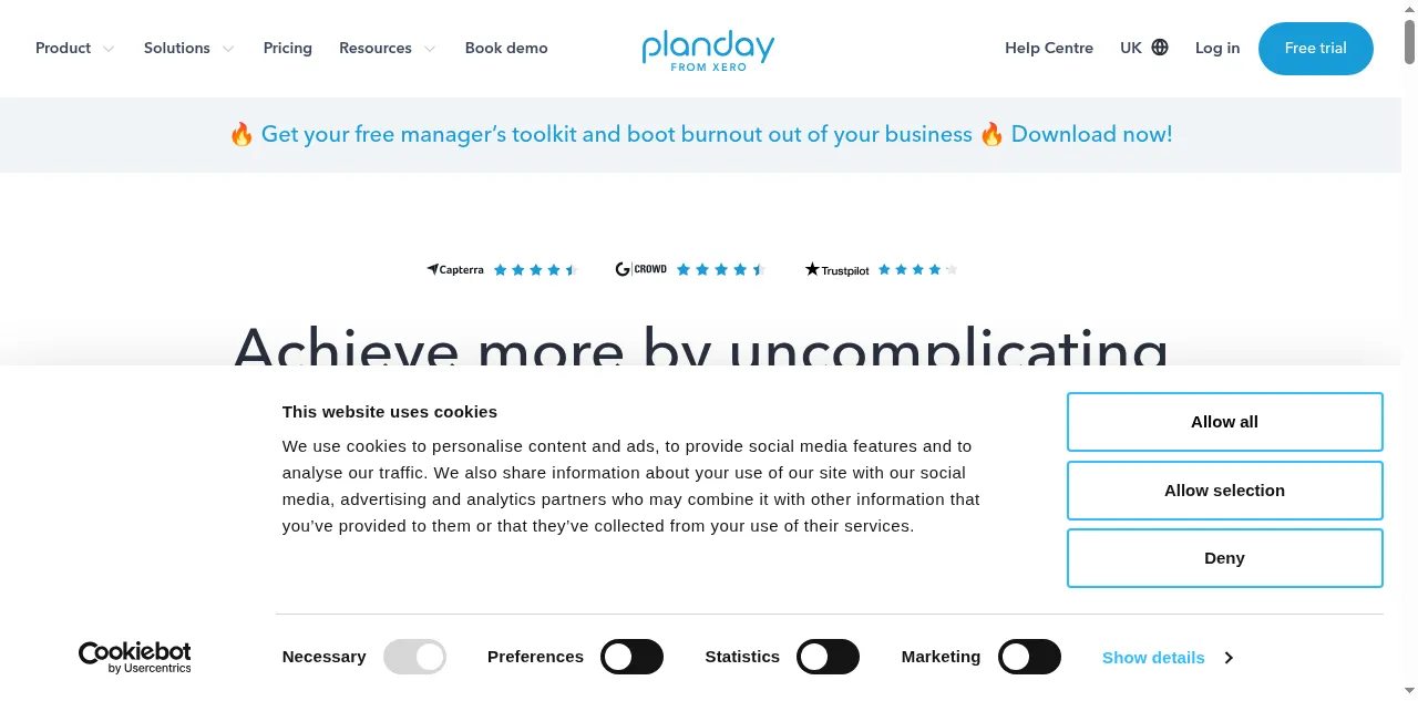 Preview of planday.com