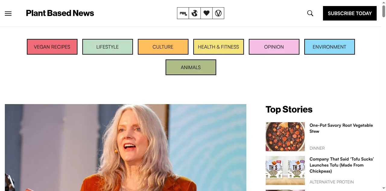 Preview of plantbasednews.org