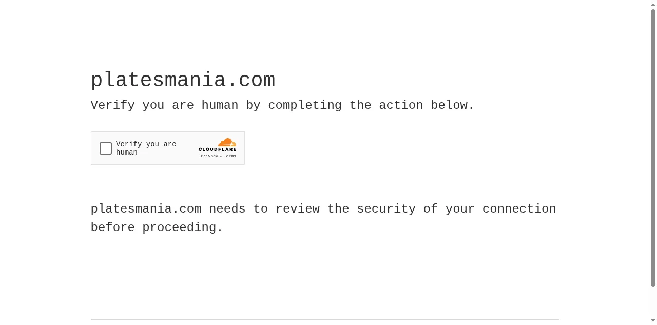 Preview of platesmania.com