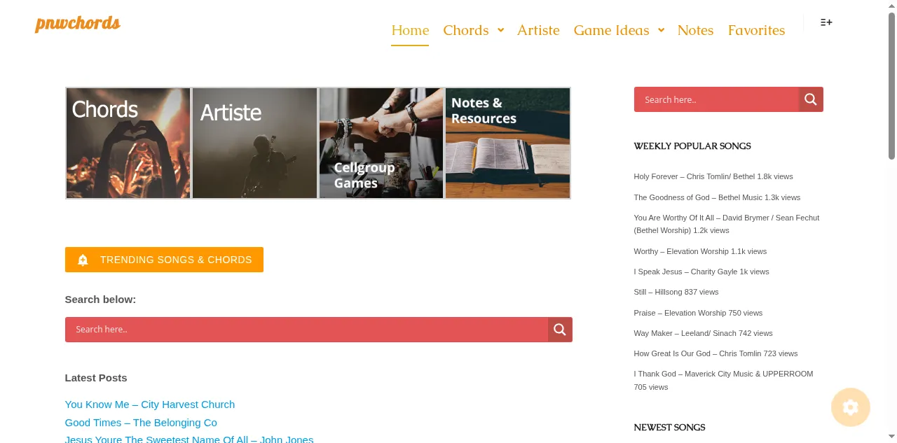 Preview of pnwchords.com