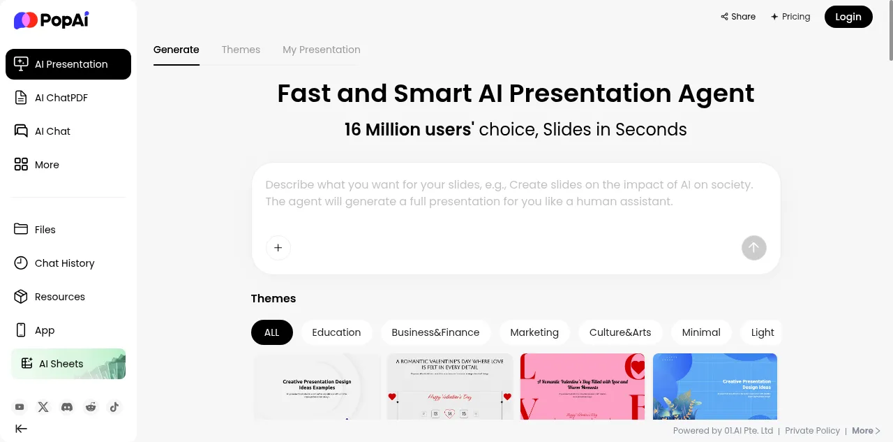 Preview of popai.pro