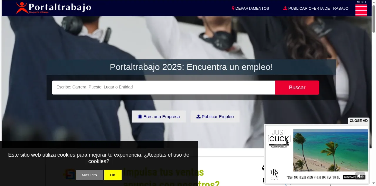 Preview of portaltrabajos.pe