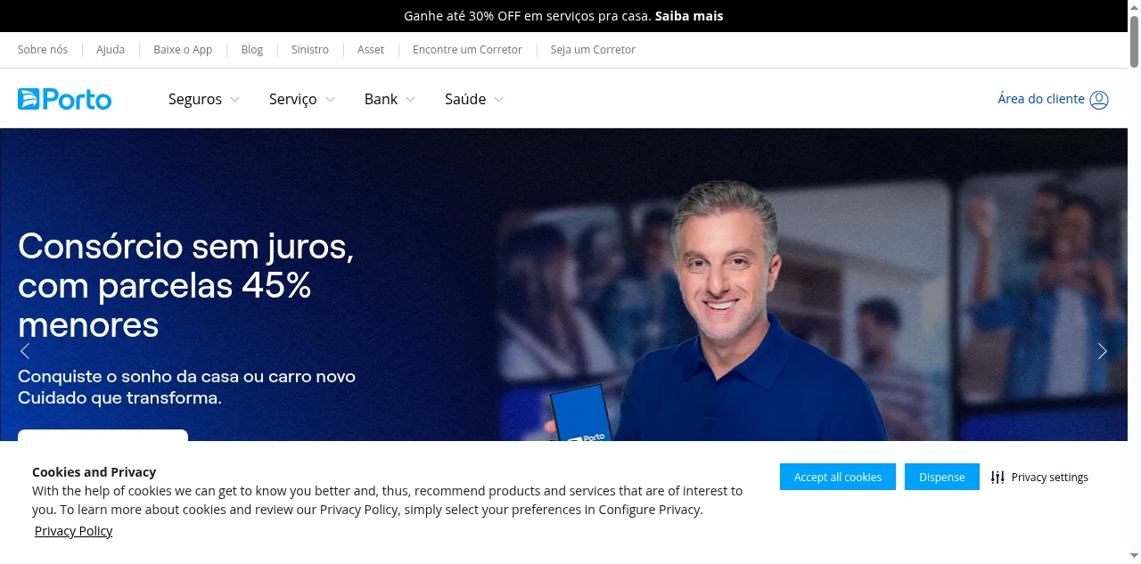 Preview of portoseguro.com.br