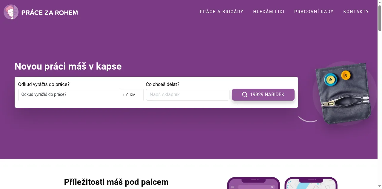 Preview of pracezarohem.cz