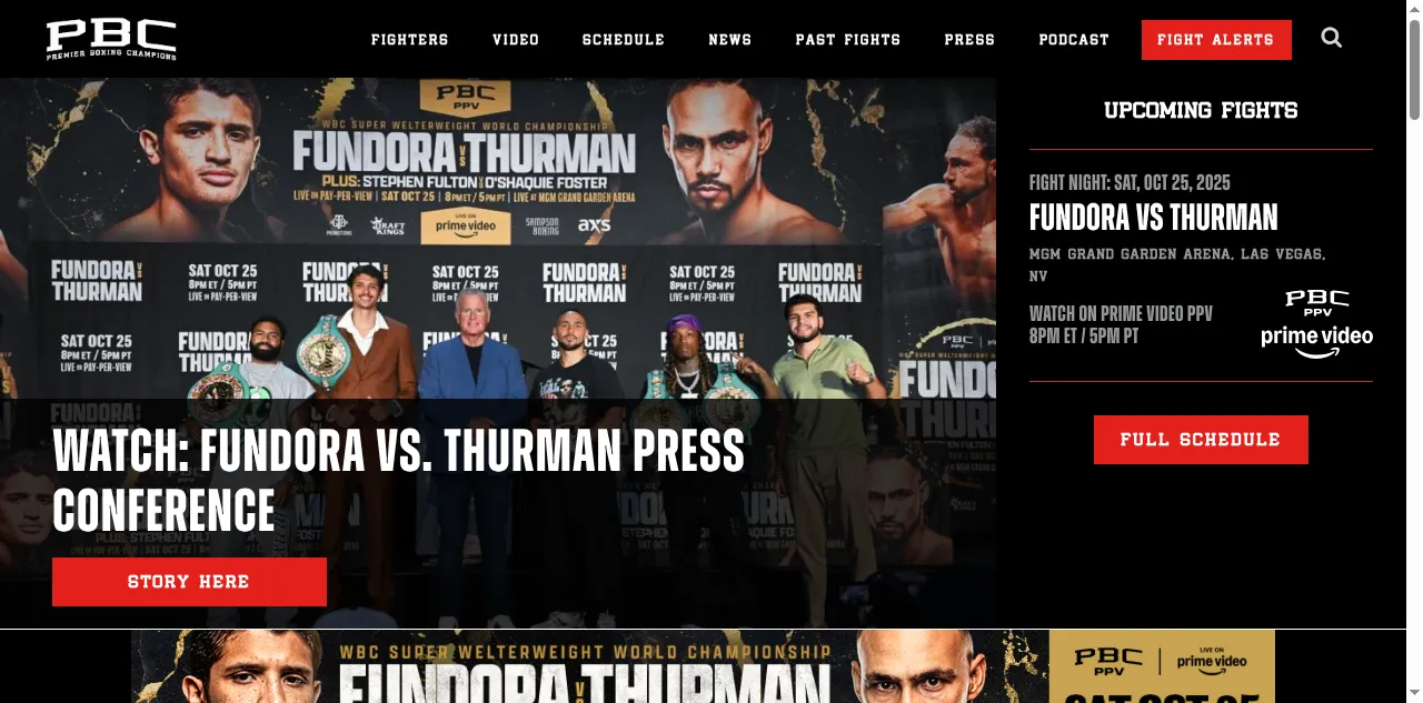 Preview of premierboxingchampions.com