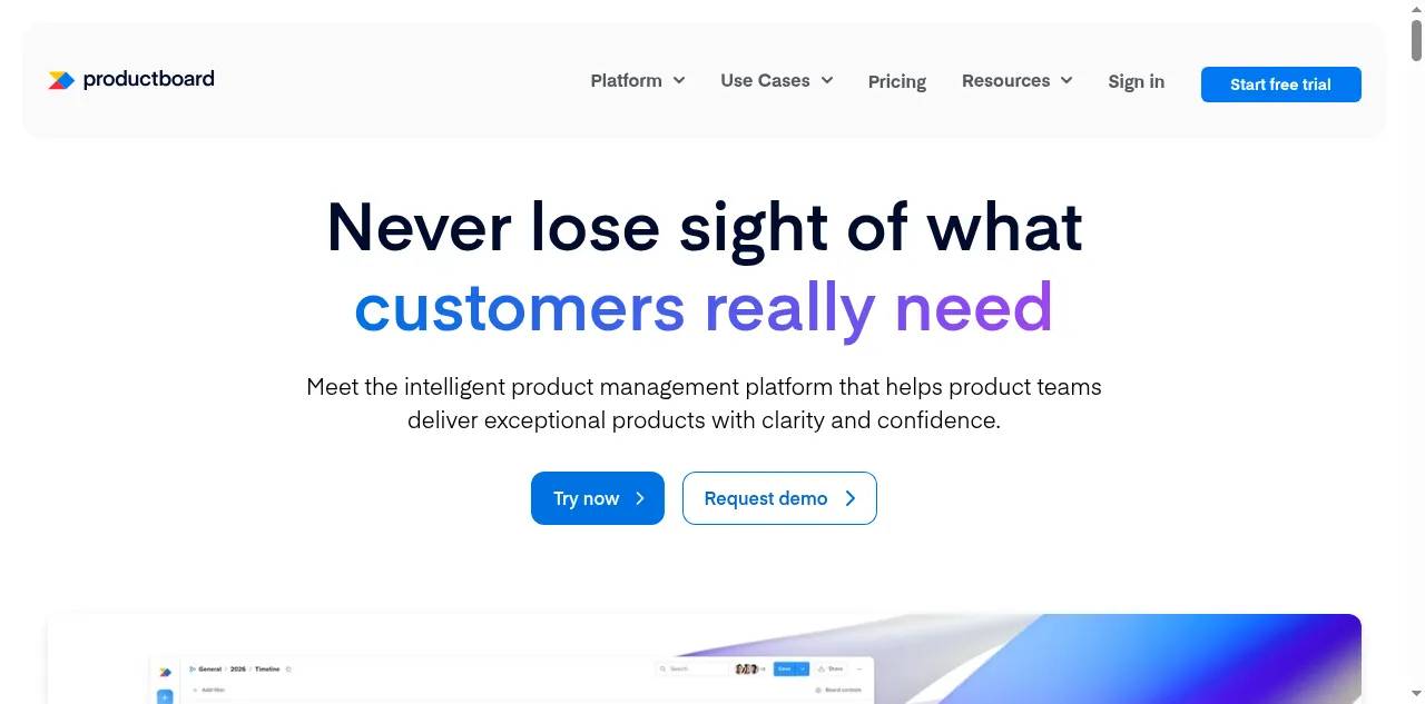 Preview of productboard.com