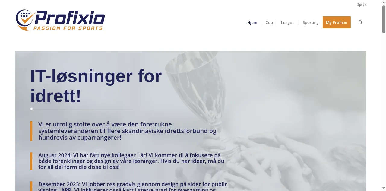 Preview of profixio.com