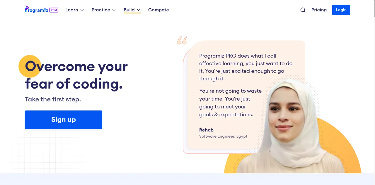 Preview of programiz.pro