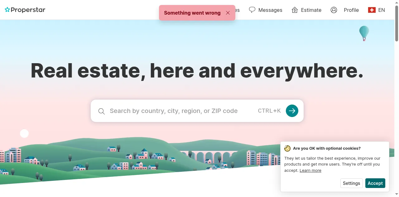 Preview of properstar.ch