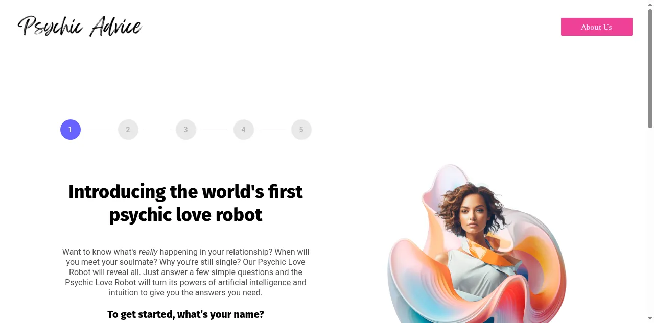 Preview of psychicadvice.io