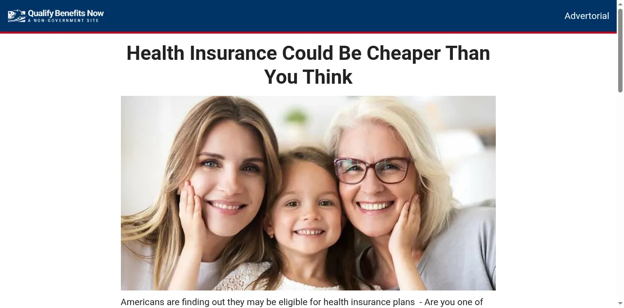 Preview of qualifybenefitsnow.com