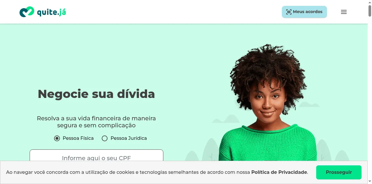 Preview of quiteja.com.br