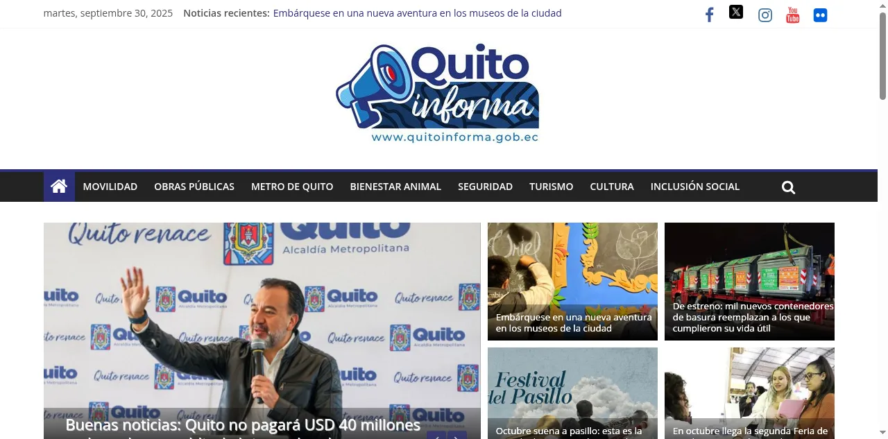 Preview of quitoinforma.gob.ec