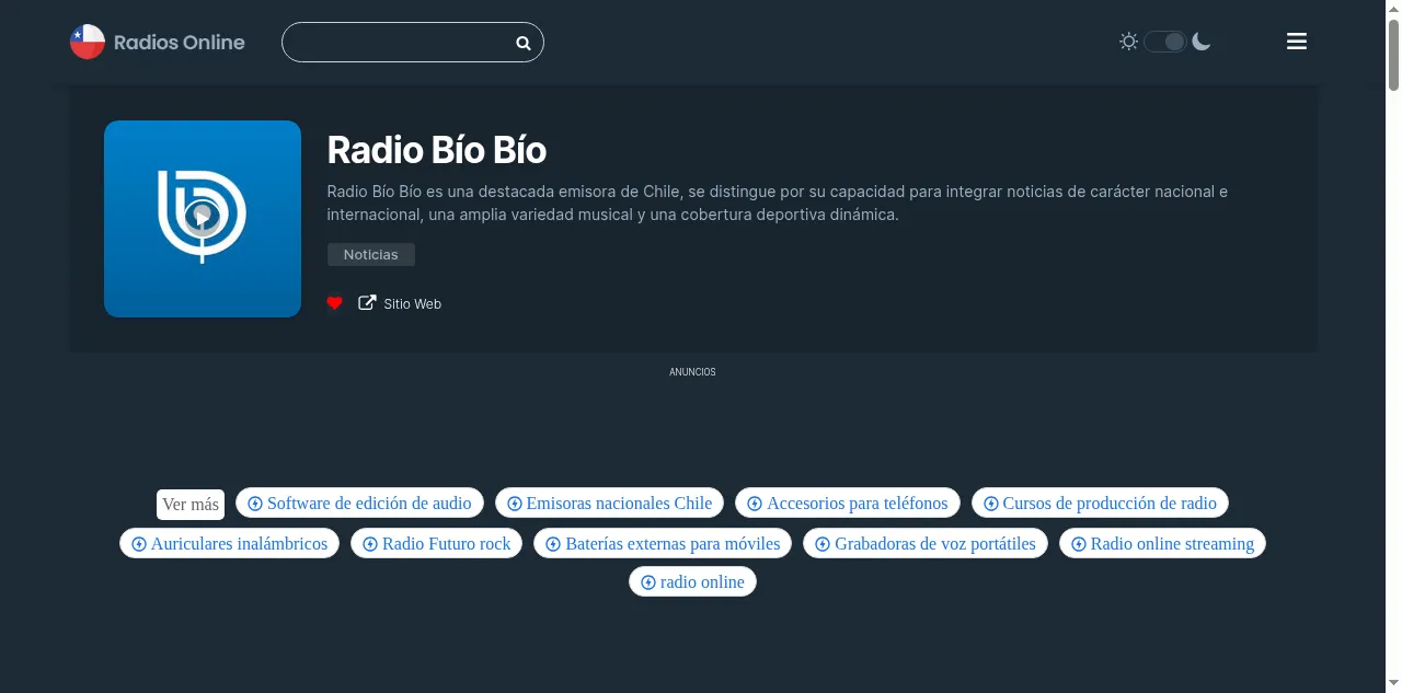 Preview of radiosonline.cl