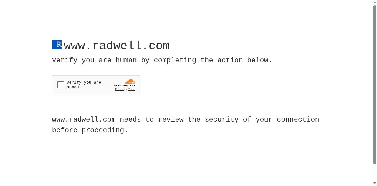 Preview of radwell.com